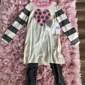 Never worn, two piece outfit